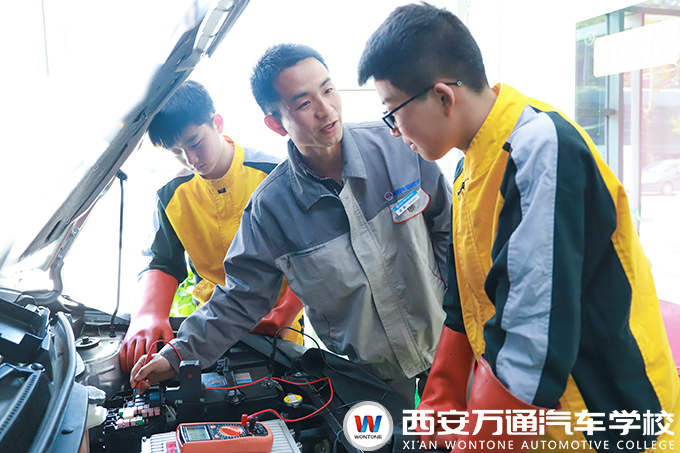 來西安萬通學習新能源汽車技術前景如何，后期好就業嗎？