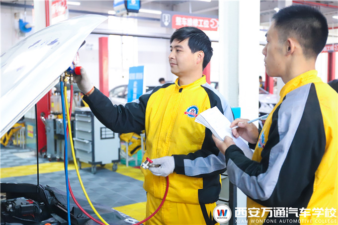 在西安萬通學汽修技術告別低薪！