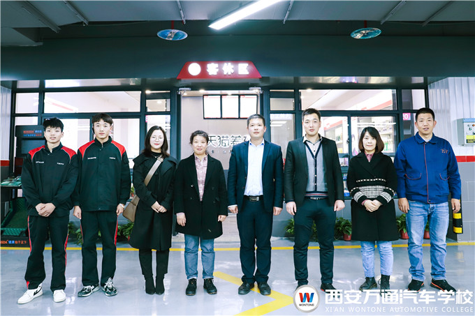 西安萬通校領導深入哈貝卡企業考察交流，拓寬校企合作領域