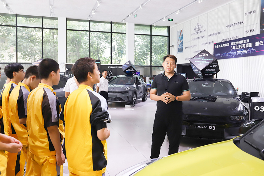 萬通學子領克、吉利汽車公司技術體驗營2