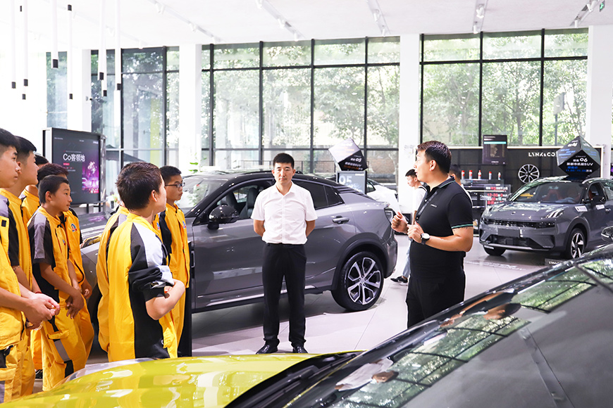 萬通學子領克、吉利汽車公司技術體驗營3